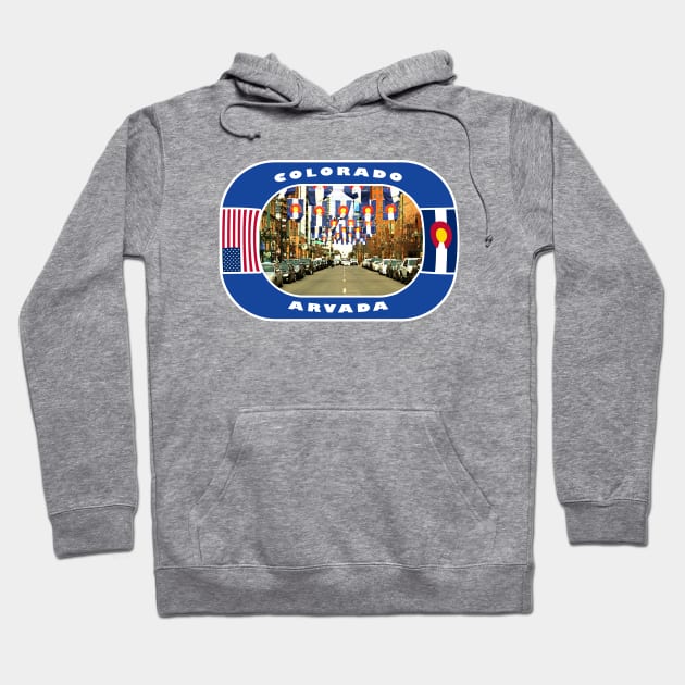 Colorado, Arvada City, USA Hoodie by DeluxDesign